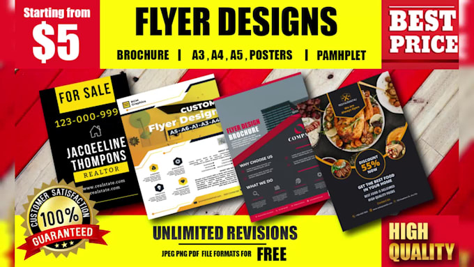 design custom a1 a3 a5 a6 a4 flyer design custom flyers, marketing materials