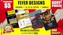 design custom a1 a3 a5 a6 a4 flyer design custom flyers, marketing materials