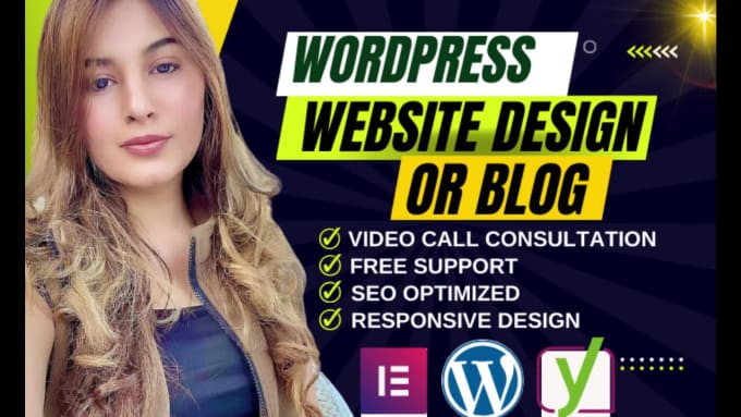 I will build responsive wordpress website design, redesign , landing page