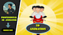 create professional 2d cartoon animation videos