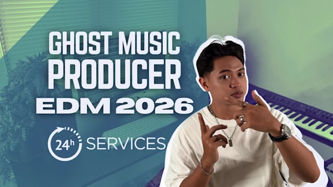 be your edm ghost producer, full custom for any subgenre