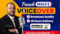record french male voice over