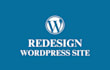 redesign wordpress website and build new wordperss site