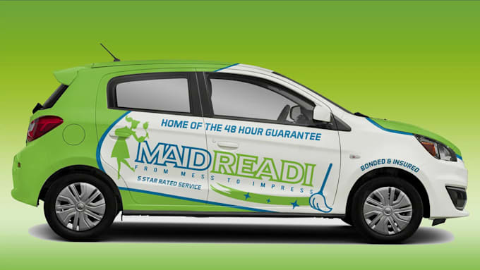 design professional car wrap for your business vehicle