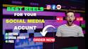 be your instagram reels editor and creator