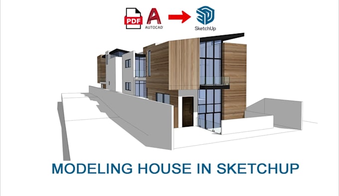 create 3d building model in sketchup