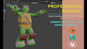 do 3d character rigging in blender for animation or games