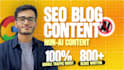 be your article writer and write engaging SEO blog posts