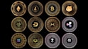 create 3d nft crypto coin animation with your logo