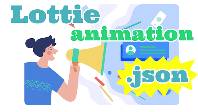 create json lottie animation for your website and app