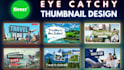 design eye catching canva youtube thumbnail templates in 1 hour