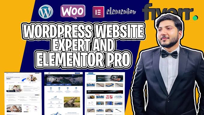 design or redesign wordpress website development and maker with elementor pro
