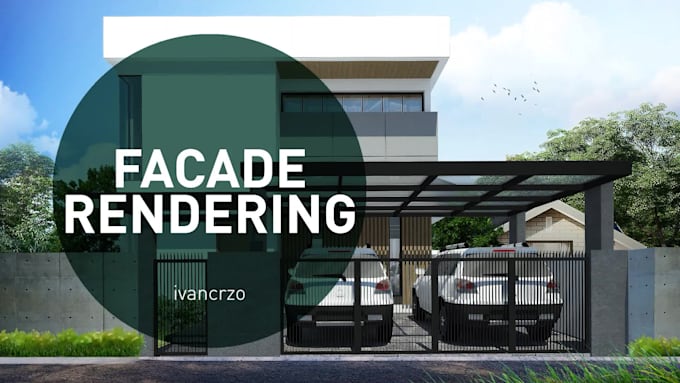 render real estate facade