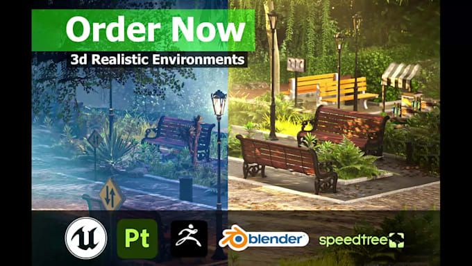 create 3d environment in unreal engine for games or films