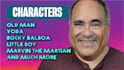 record professional character voices for animation, games, or cartoons