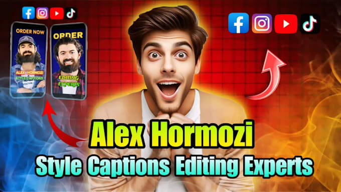 edit viral alex hormozi style captions and faceless videos