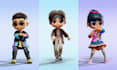 create 3d model character and avatar for animation and games