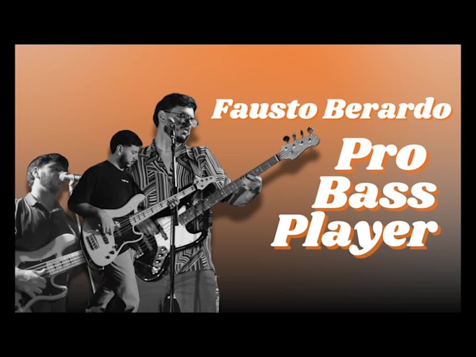 be your pro session bass player