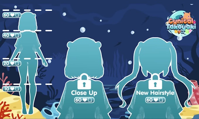 create a vtuber model reveal for the streaming debut
