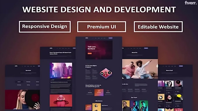 design, redesign responsive wix studio or fix wix website