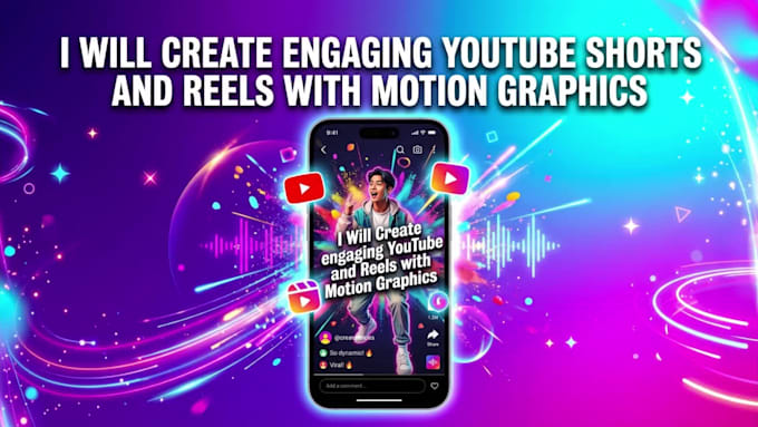 viral youtube shorts and instagram reels with motion graphics