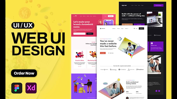 do figma website design,ui ux landing pages in figma