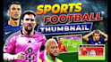 design eye catchy sports, football, nba, nfl or gym thumbnail for youtube