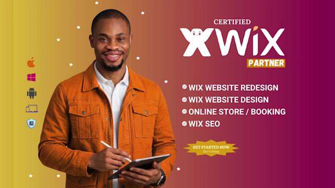 build wix website redesign, wix website design, wix online store