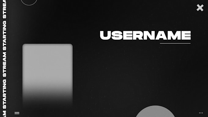 create white animated twitch overlay pack with screens panels and alerts