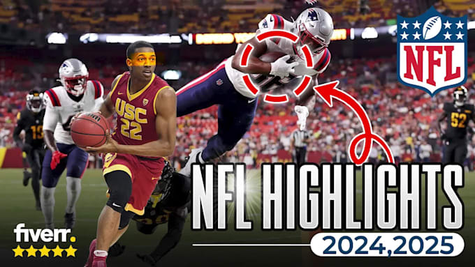 create NFL, highlights video and youtube shorts