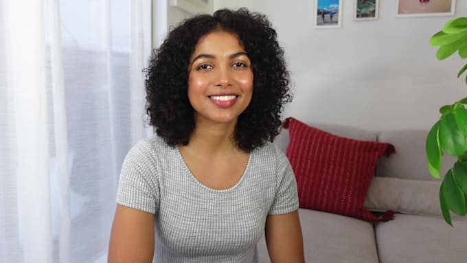 create a natural selfie spokesperson video in HD