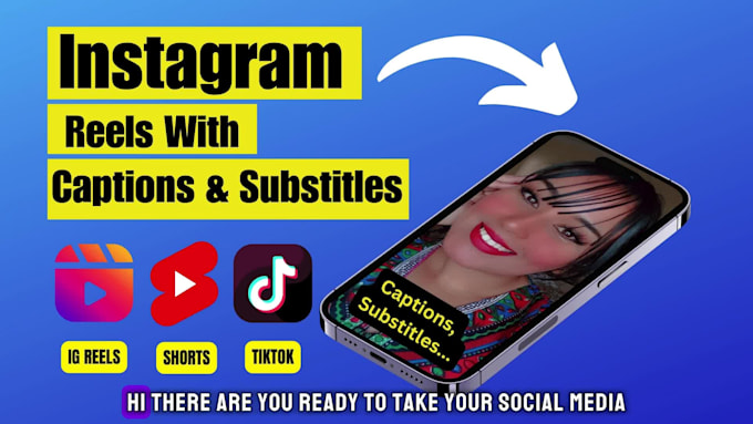 edit attractive instagram reels with captions, substitles