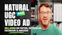 create a natural ugc video ad for tiktok, instagram or meta