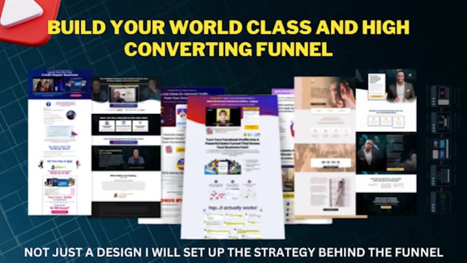 I will make clickfunnels in click funnel , sales page, sales funnel