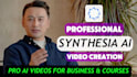create premium synthesia ai explainer videos and courses