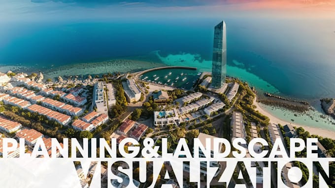 do render 3d image and animation for planning, garden landscape