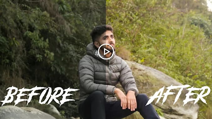 do bulk video color grading and video editing
