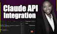 claude API integration claude API developer anthropic API integration claude