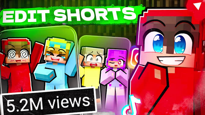 edit your minecraft reels and tiktok shorts
