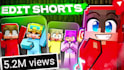edit your minecraft reels and tiktok shorts
