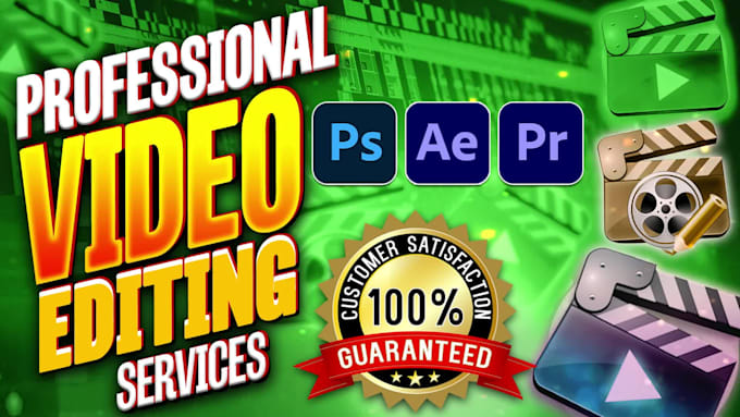 do professional youtube video editing for your channel