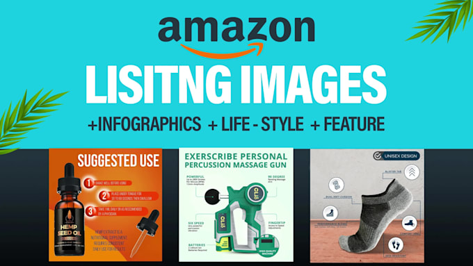 design unique infographics and life style for amazon listing images