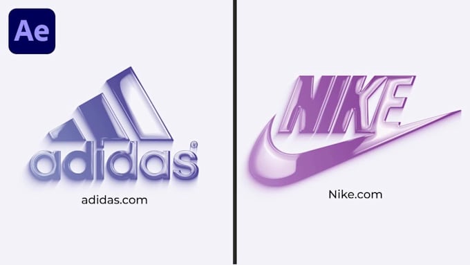 create a glossy and clean logo animation
