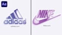 create a glossy and clean logo animation