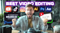 do best professional youtube video editor and social media video editing