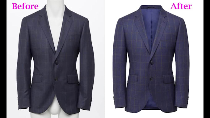 ghost mannequin, neck joint services, clothing photo editing expert