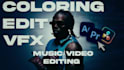 professionally edit your vfx music video editing