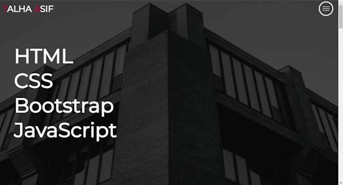 Make a responsive website with html,css, javascript by Talha663 | Fiverr