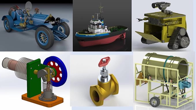 Design 2d and 3d models for 3d printing using solidworks by ...
