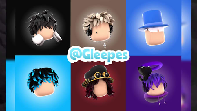 make you high quality roblox head pfp